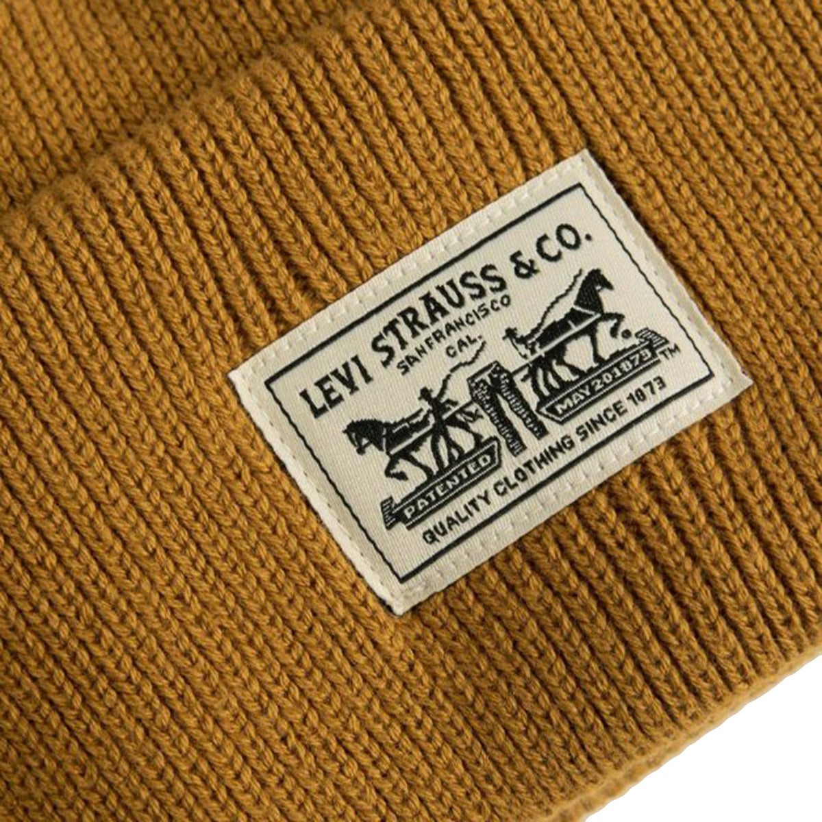 Backpatch Beanie - Golden Brown / Neutral - Berretto Unisex 000J4-0015 . LEVIS 