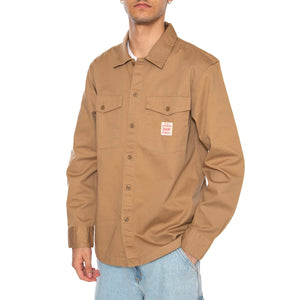 Autunno / Inverno - LS Workwer WW Tiger's Eye Twill Brown - Camicia Uomo Marrone 003O2-0001 . LEVIS 