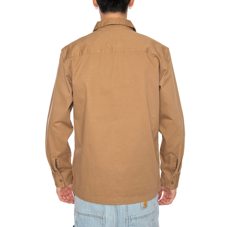 Autunno / Inverno - LS Workwer WW Tiger's Eye Twill Brown - Camicia Uomo Marrone 003O2-0001 . LEVIS 