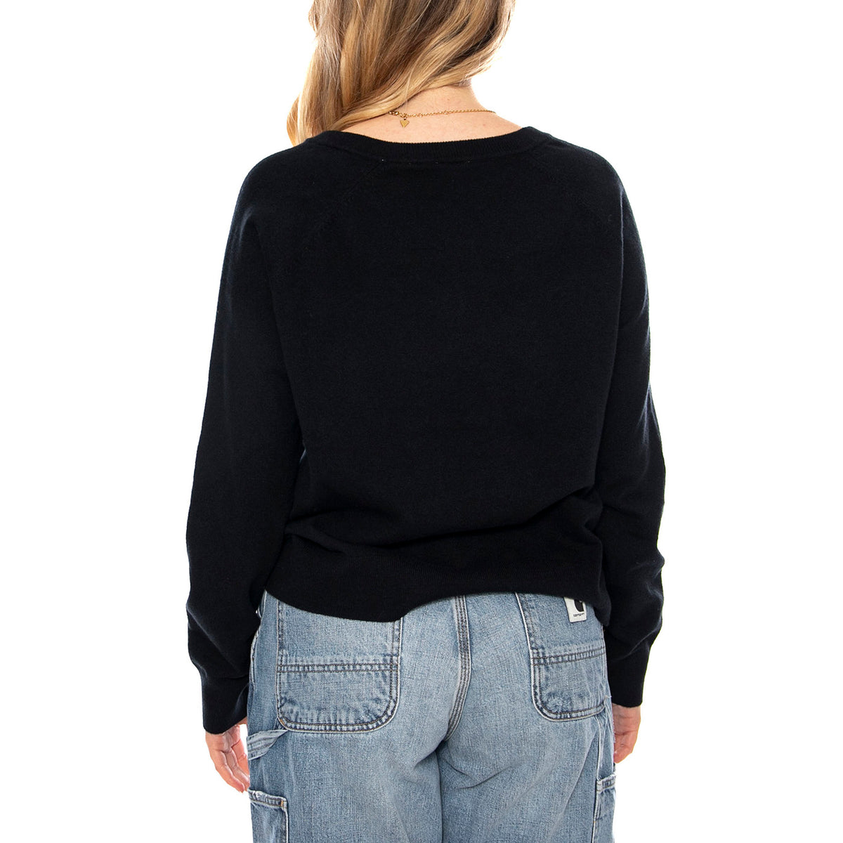 Super Soft V-Neck Pullover Anthracite Nig Black -- Maglione Donna Nero 0046F-0000 . LEVIS 