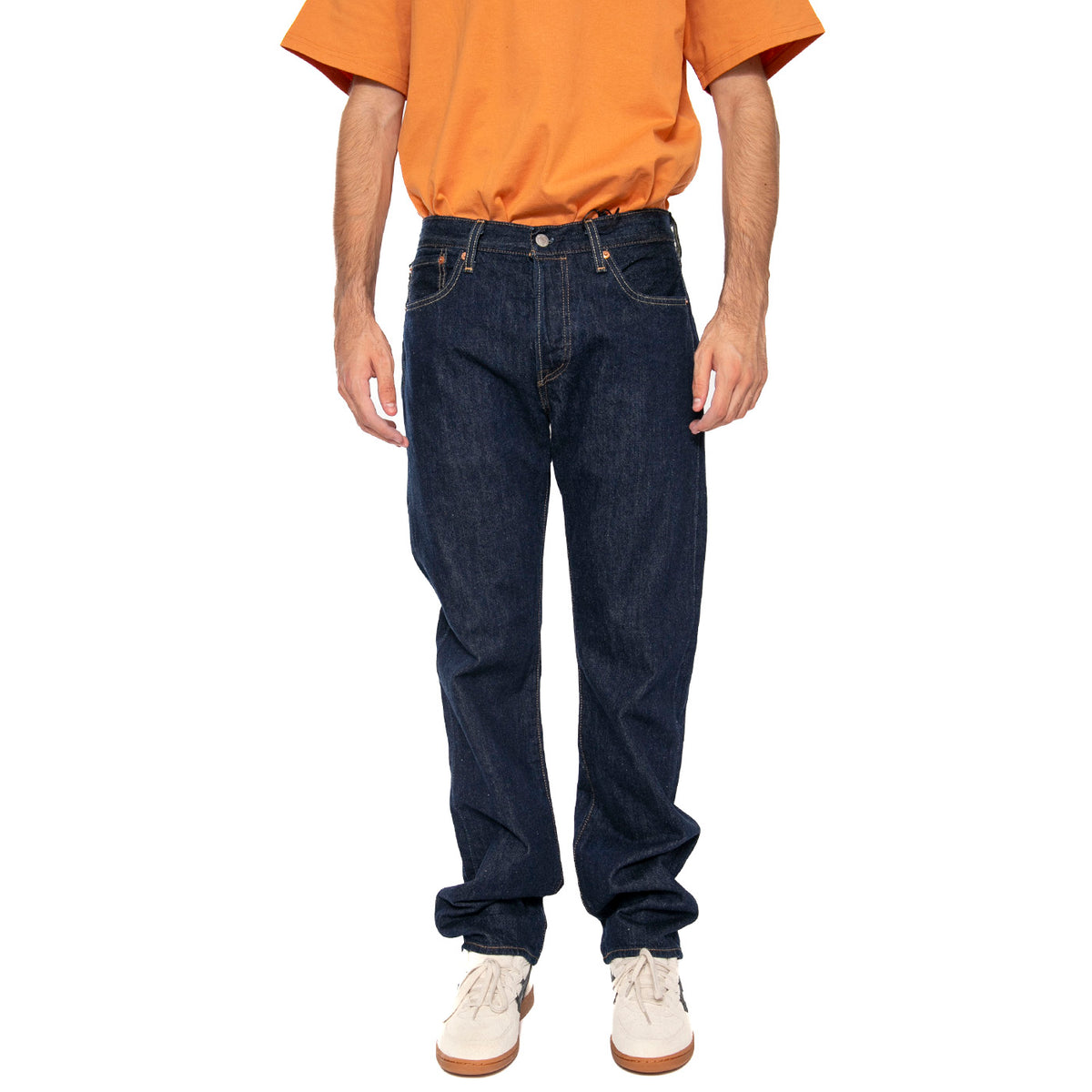 501 Levi's Original Onewash Dark Indigo - Pantaloni Uomo Blu 00501-0101 . LEVIS 