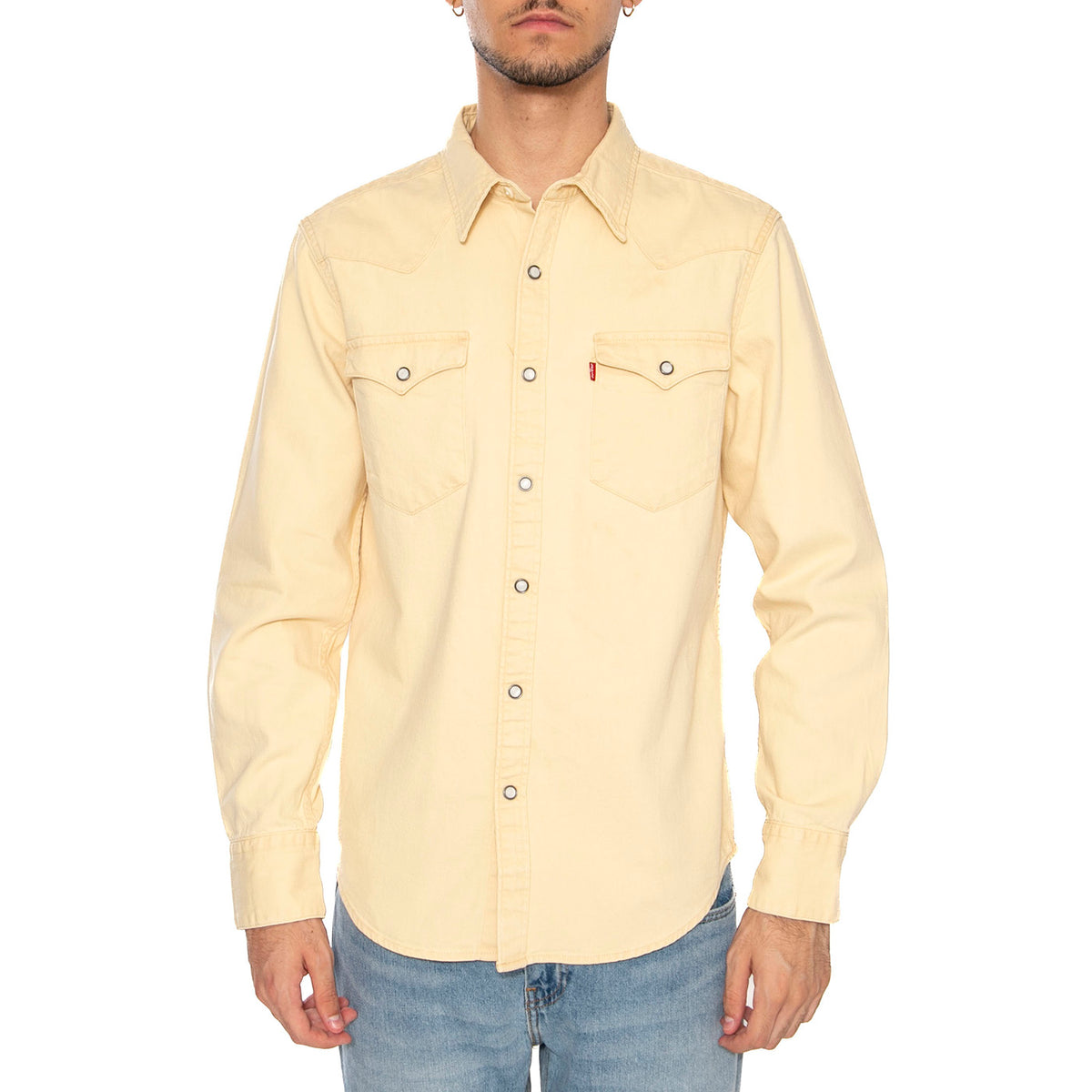 Barstow Western Standard Grass Is Green - Camicia Uomo Beige 85744-0102 . LEVIS 