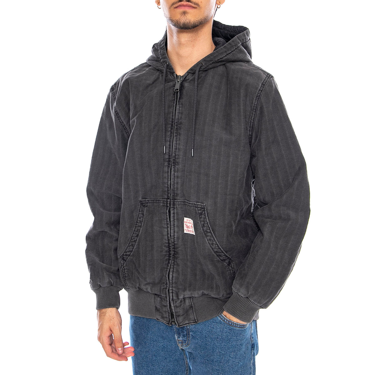 Potrero Denim Hoodie Double Duty Black - Giacca con Cappuccio Uomo Nera A3222-0015 . LEVIS 