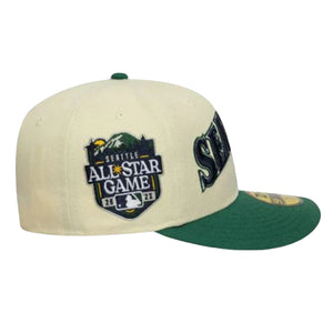 WDMRK ASG PIN 5950PC Light Beige - Seattle Mariners - Cappellino con Visiera Beige 60691162 . NEW ERA 