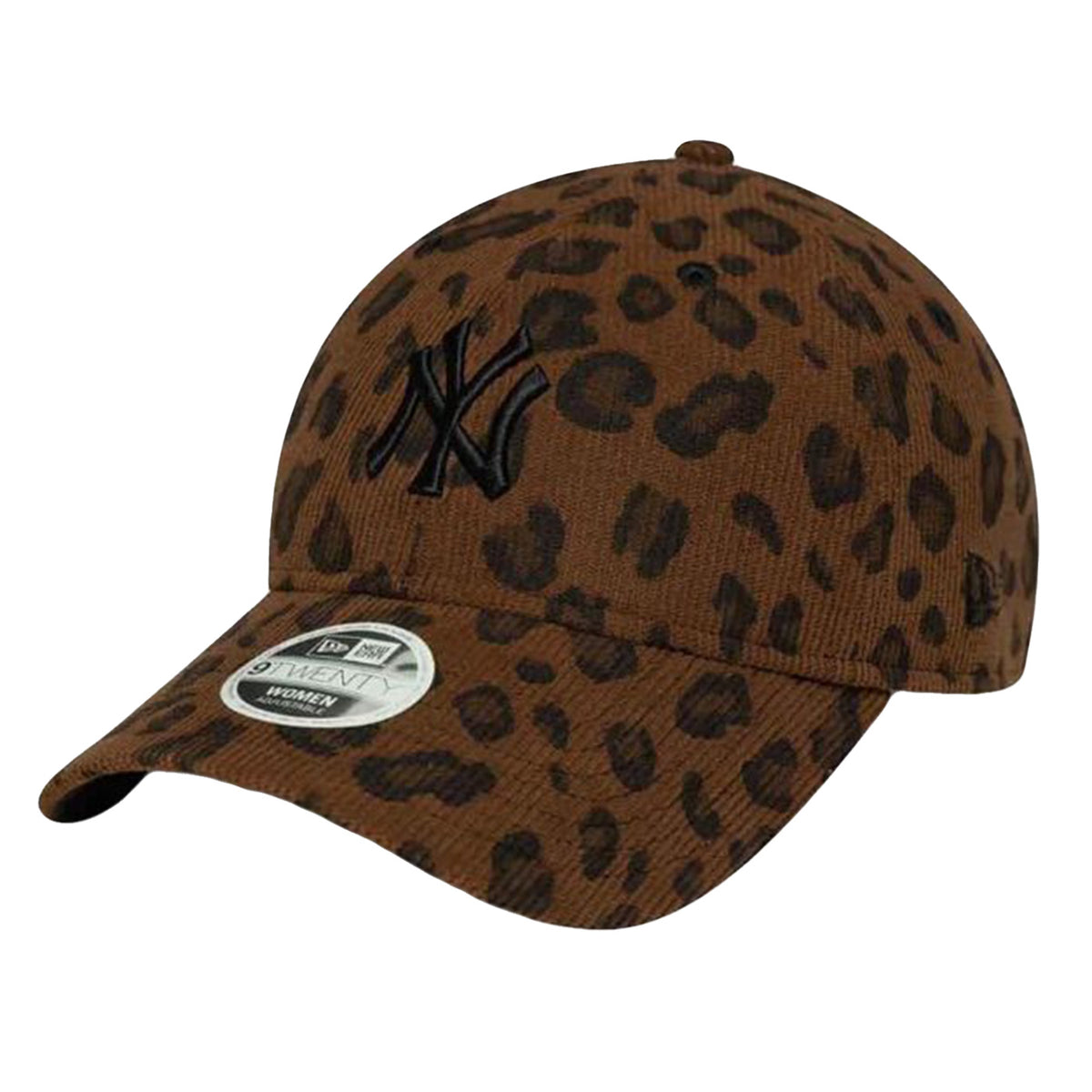 WMN Leopard Cord 920 Med Brown New York Yankees - Cappellino Marrone Donna 60691324 . NEW ERA 