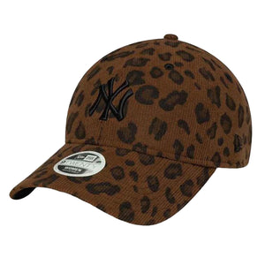 WMN Leopard Cord 920 Med Brown New York Yankees - Cappellino Marrone Donna 60691324 . NEW ERA 
