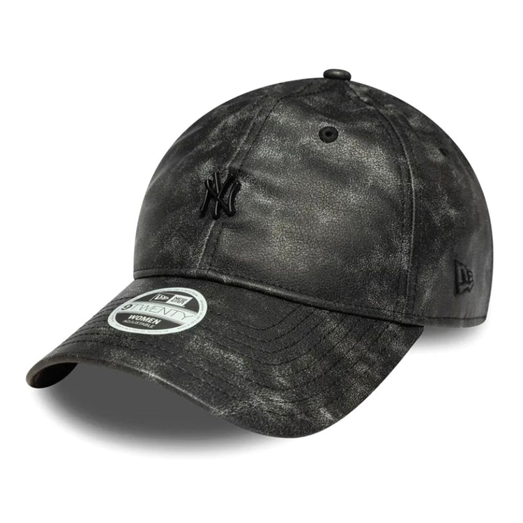 Female Worn PU 9Twenty® New York Yankees Black - Cappellino con Visiera Nero 60758953 BLK NEW ERA 
