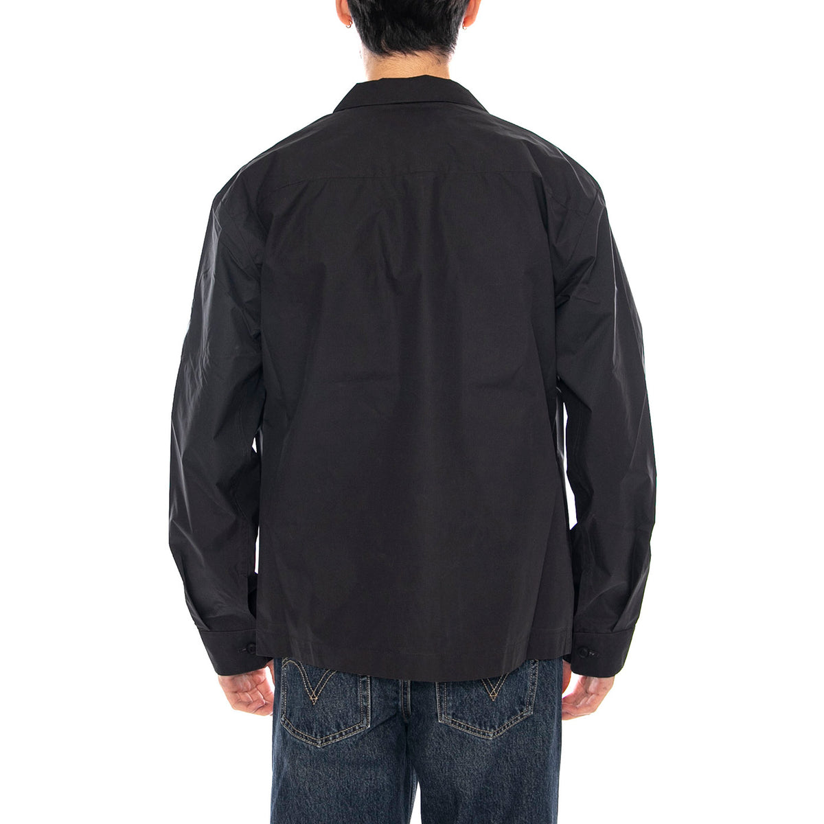 Force Overshirt Black - Giacca Uomo Nera OGQ004-Black . OFF GRID 