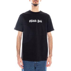 Too Drunk Too Skate Tee Black / White - Maglietta Girocollo Uomo Nera TYASS014-01BLK-WHT . THANK YOU 
