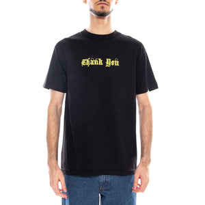 Too Drunk Too Skate Tee Black / Yellow - Maglietta Girocollo Uomo Nera TYASS014-37BLK_YLW . THANK YOU 