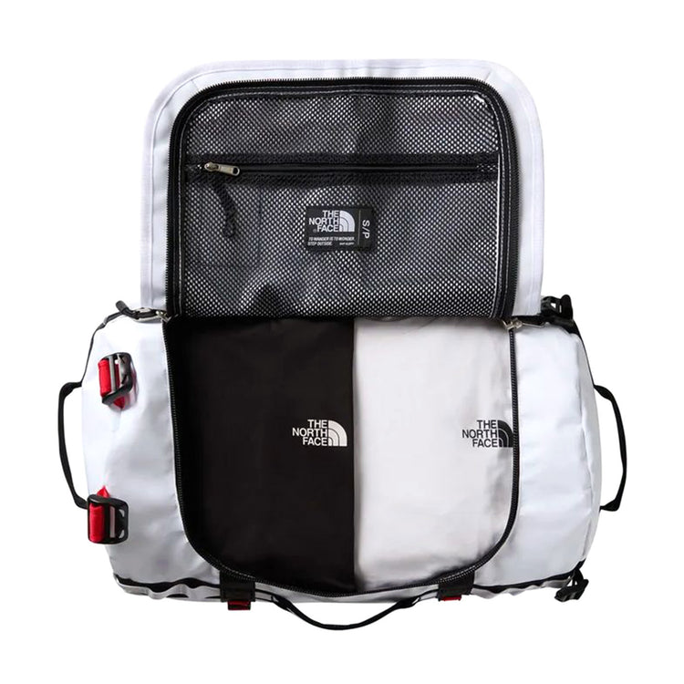 Base Camp Duffell - S - White / Black / Elevation Red - Borsone da Viaggio Bianco NF0A52ST FIT1 THE NORTH FACE 