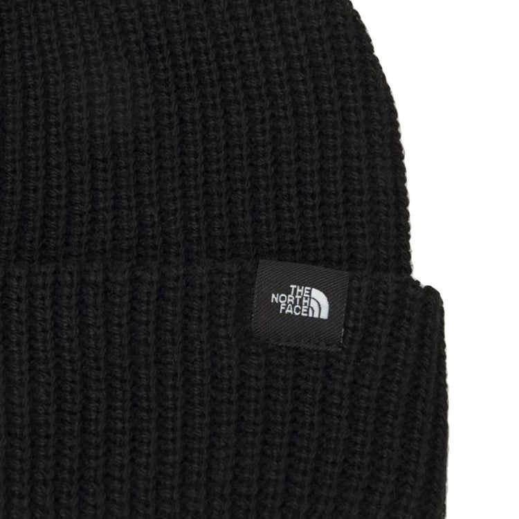 TNF Fisherman Beanie Black - Berretto in Maglia Nero NF0A55JG JK31 THE NORTH FACE 