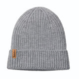 Rib Knit Beanie -- Gorro Unisex Gris  ACCESORIOS TIMBERLAND
