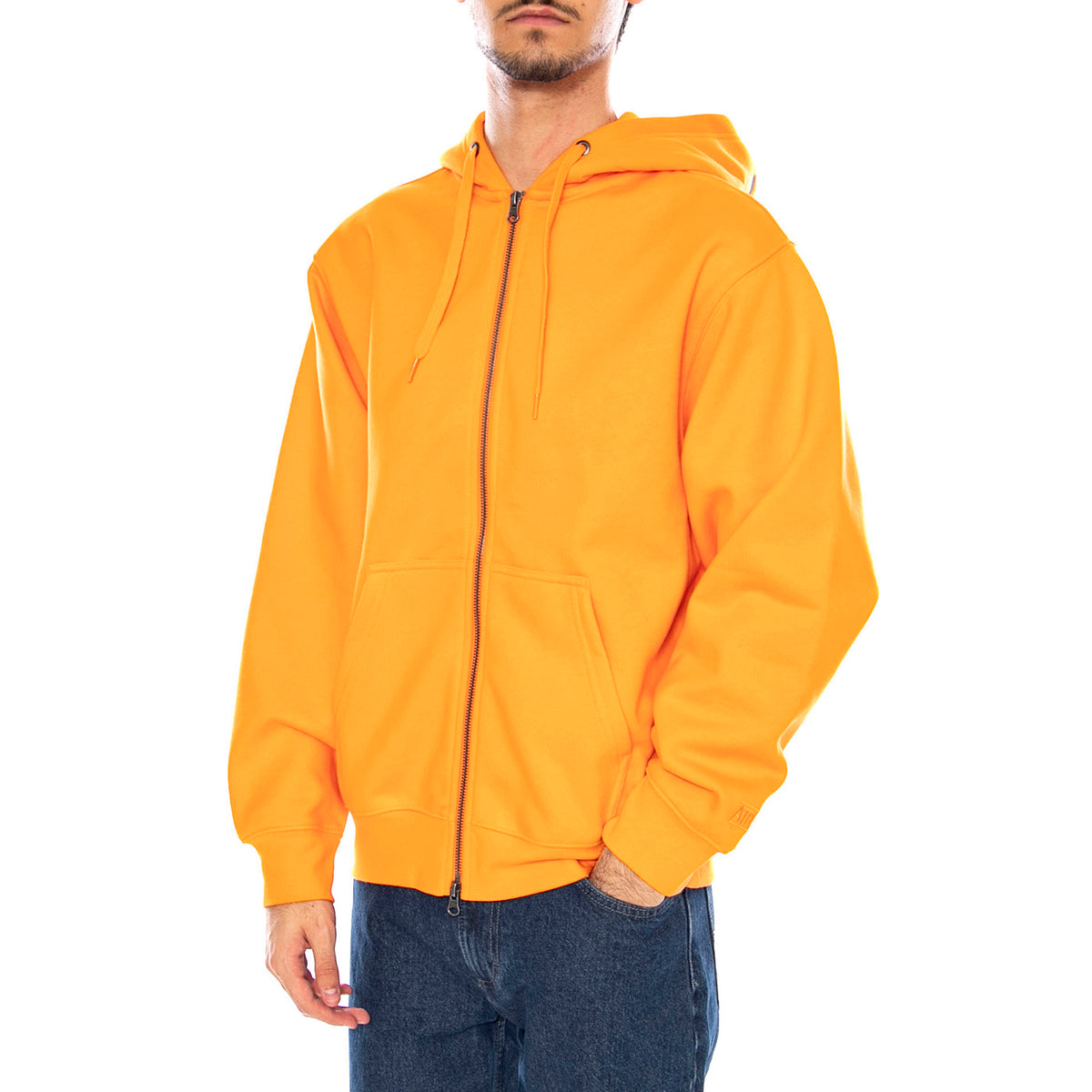 Atiba Haze Zip Hoodie Solar - Felpa con Cappuccio Uomo Arancione VN000Q77 12Q1 VANS 