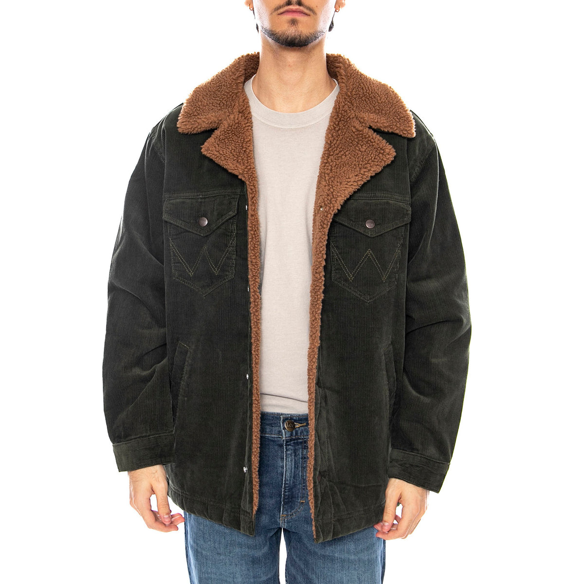 Wrange Coat Forest Night Wrangler - Giacca Uomo Verde 112371443 . WRANGLER 