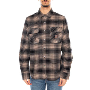 Builders Bowery STR WR Flannel -- Camicia Uomo Multicolore 01430 BLKCG BRIXTON 