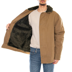 20th Anniversary Mast Jacket -- Giacca Uomo Olive Surplus Marrone 03445 OLVSP BRIXTON 
