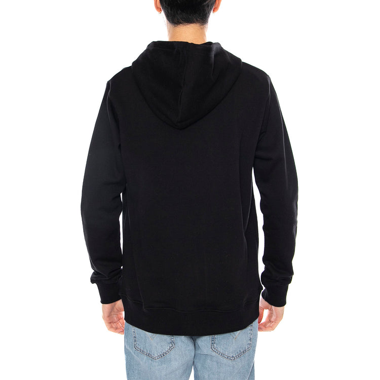 Essential Zip Hoodie -- Felpa Uomo Nera con Zip 6050164 10158 CAT 