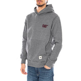Logo Hoodie Heather Grey - Sudadera con Capucha Hombre Gris CAT