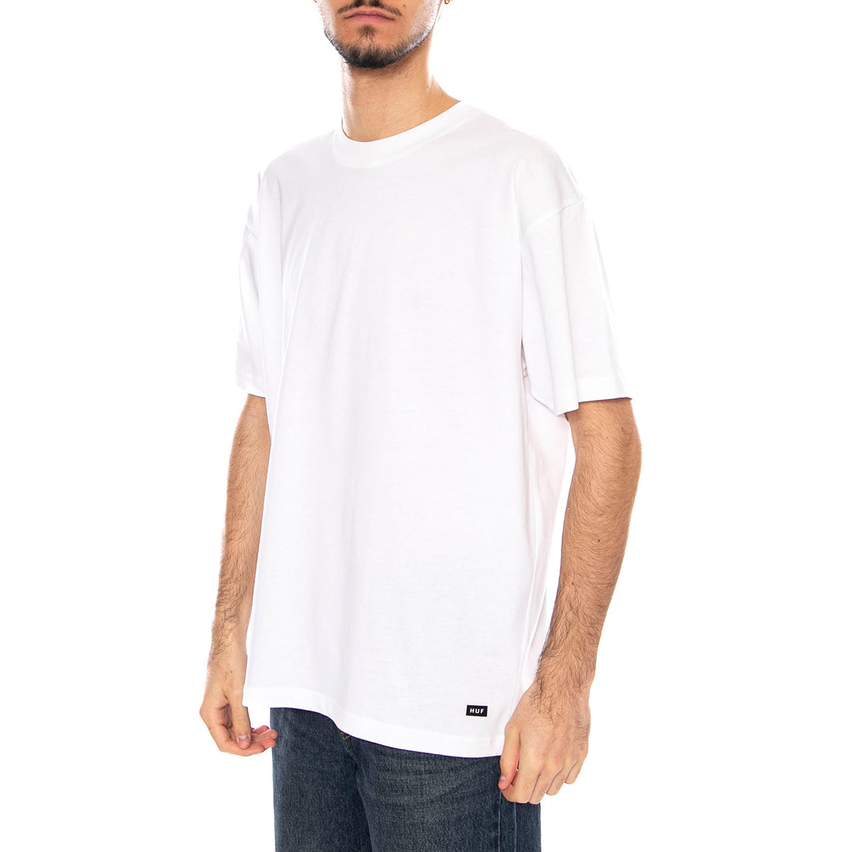 HUF Set 2 Pack Magliette -- Magliette Uomo Bianche AC01013 WHT HUF 
