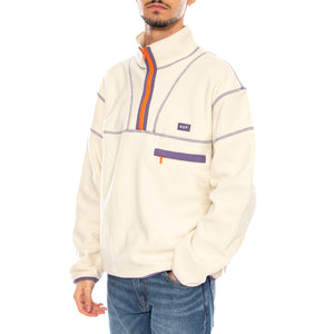 Elysian Quarter Zip Fleece -- Felpa Uomo Collo Zip Bone FL00206 BNE HUF 