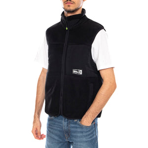 Sonoma High Pile Vest -- Gilet Uomo Nero JK00444 BLK HUF 