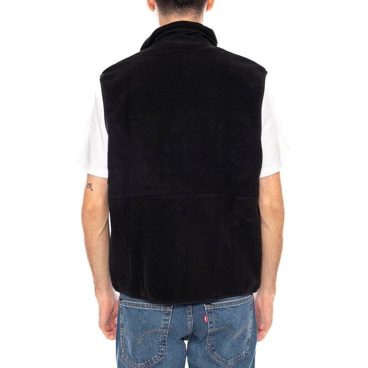 Sonoma High Pile Vest -- Gilet Uomo Nero JK00444 BLK HUF 