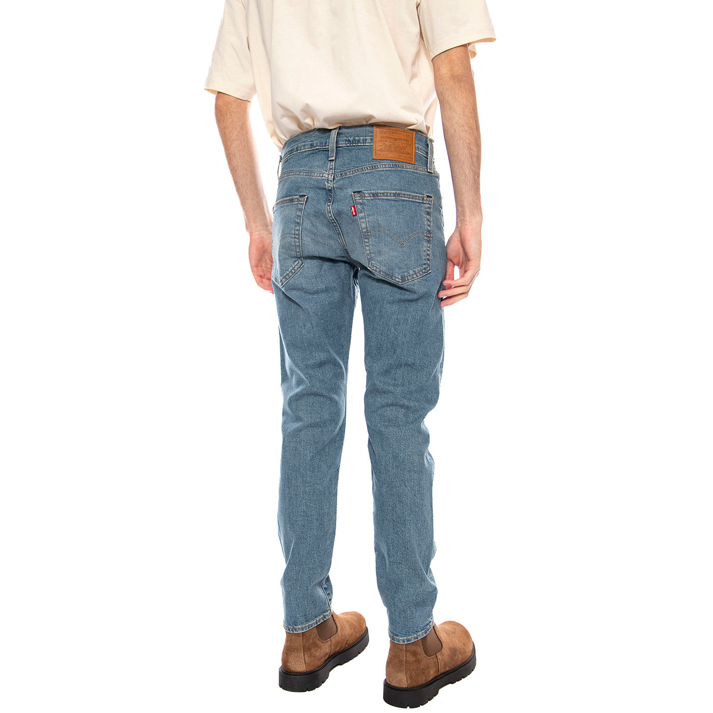 LEVI'S DENIM 512 SLIM TAPER PELICAN RUST BLUE - Pantaloni Denim Jeans Uomo Blu 28833-0588 . LEVIS 