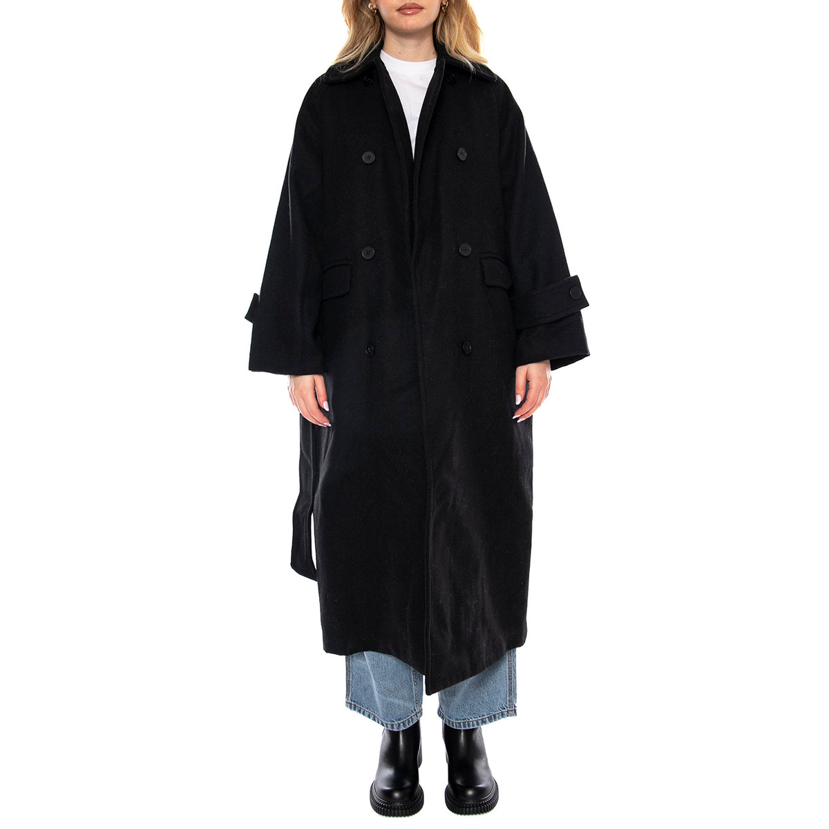 Lissu Black -- Cappotto Donna Nero 222279884 999 MINIMUM 
