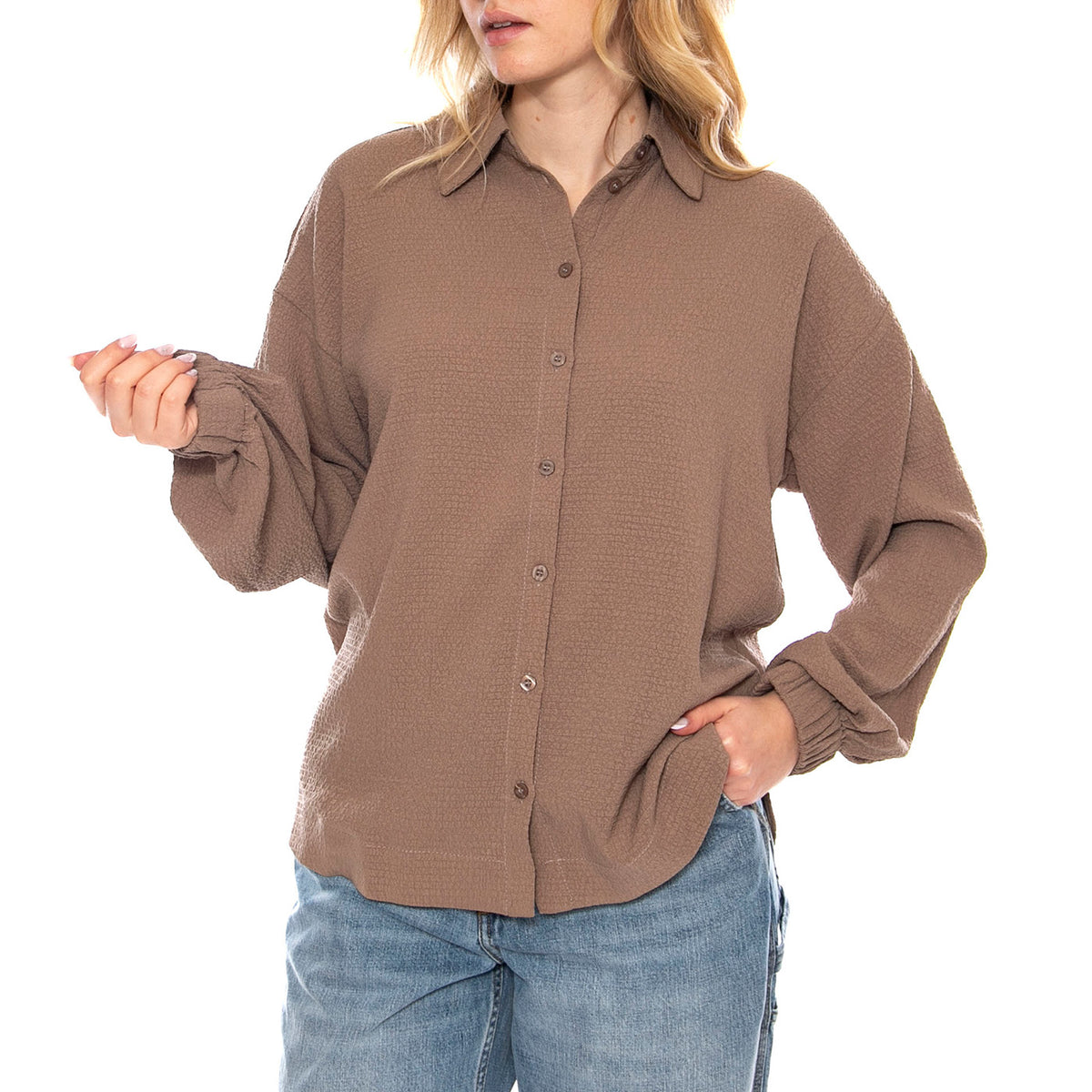 Mias Pine Bark -- Camicia Donna Marrone 223739930 1410 MINIMUM 