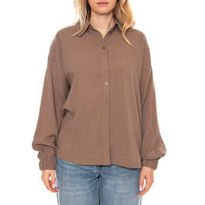 Mias Pine Bark -- Camicia Donna Marrone 223739930 1410 MINIMUM 