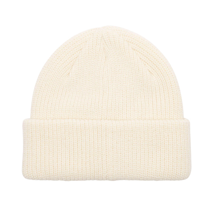 Mid Icon Patch Cuff Beanie Unbleached - Cappellino in Maglia BIanco 100030195 UBL OBEY 