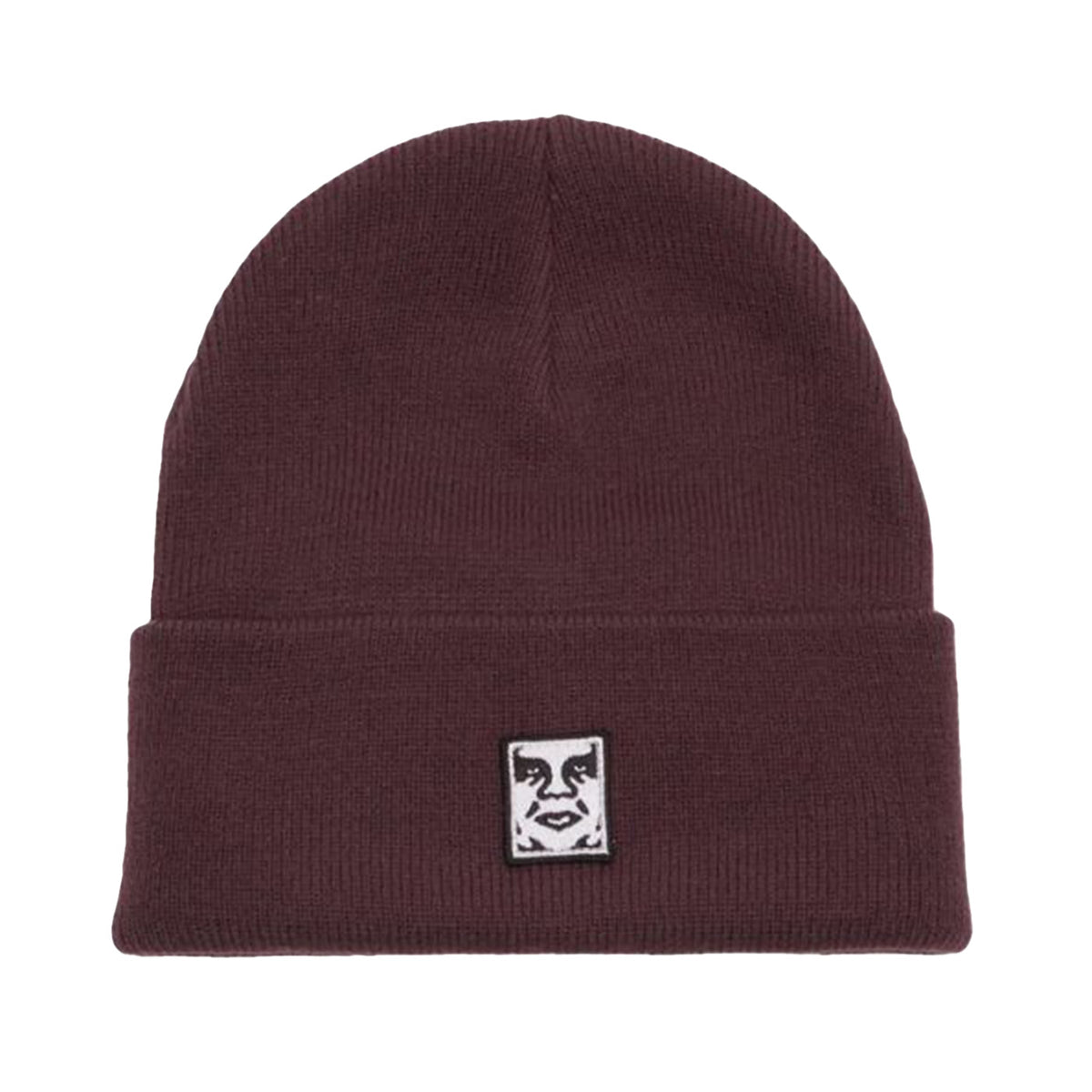Icon Patch Cuff Beanie Plum Perfect - Cappellino in Maglia Rasata Viola 100030198 PLP OBEY 