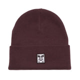 Icon Patch Cuff Beanie Plum Perfect - Beanie en Punto Suave Púrpura OBEY ACCESORIOS