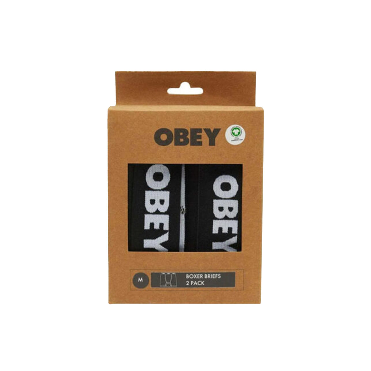 Established Work 2 Pack Boxers Ash Grey - Set da Due Boxer Grigi 100090000 AGRY OBEY 