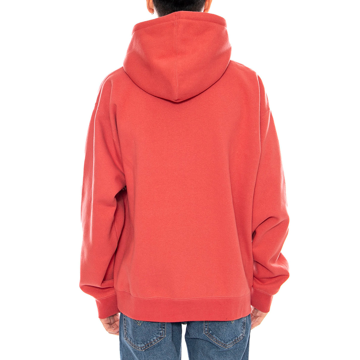Obey Half Icon Fleece Mineral Red -- Felpa con Cappuccio Uomo Rossa 112843911 MIR OBEY 