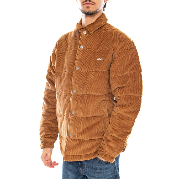 Grand Cord Shirt Jacket Brown - Giacca Uomo Marrone 121160051 CTU OBEY 
