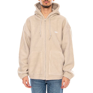 Gaze II Hooded Jacket Silver Grey - Giacca con Cappuccio Uomo Beige 121800542 SIG OBEY 