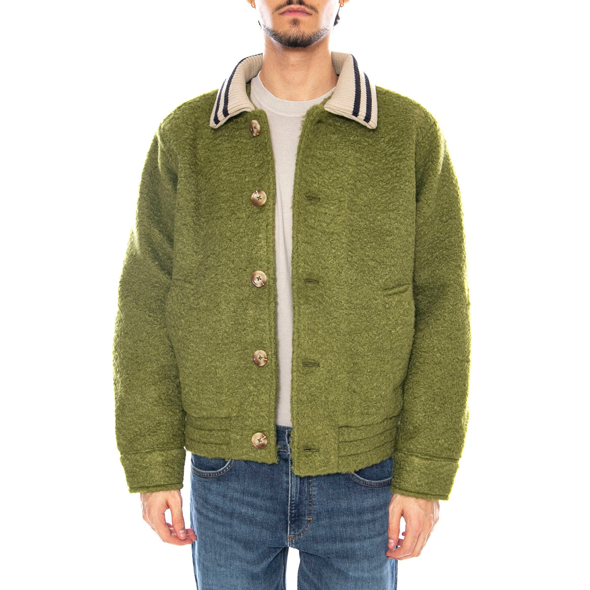 Saunders Blouson Jacket Brown  - Giacca Uomo Marrone 121800571 MGN OBEY 