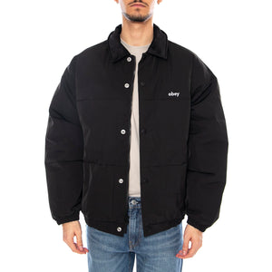 Whispers Jacket -- Giacca Uomo Nera 121800585 BLK OBEY 