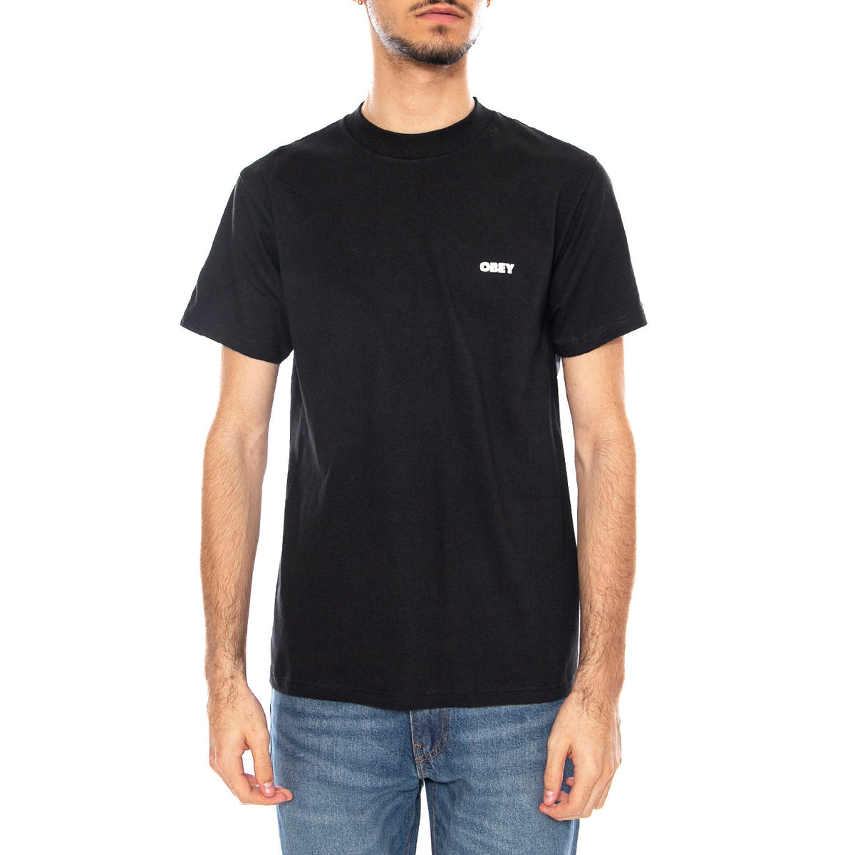 Obey Make Art Not War Tee -- Maglietta Girocollo Uomo Nera 165264062 BLK OBEY 