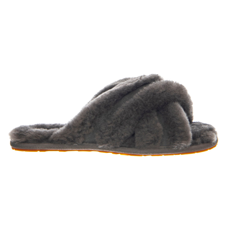 UGG W Scuffita Charcoal - Pantofole Donna in Pelle Scamosciata Grigia 1123572W CHR UGG 