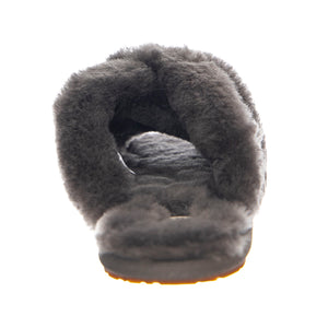 UGG W Scuffita Charcoal - Pantofole Donna in Pelle Scamosciata Grigia 1123572W CHR UGG 