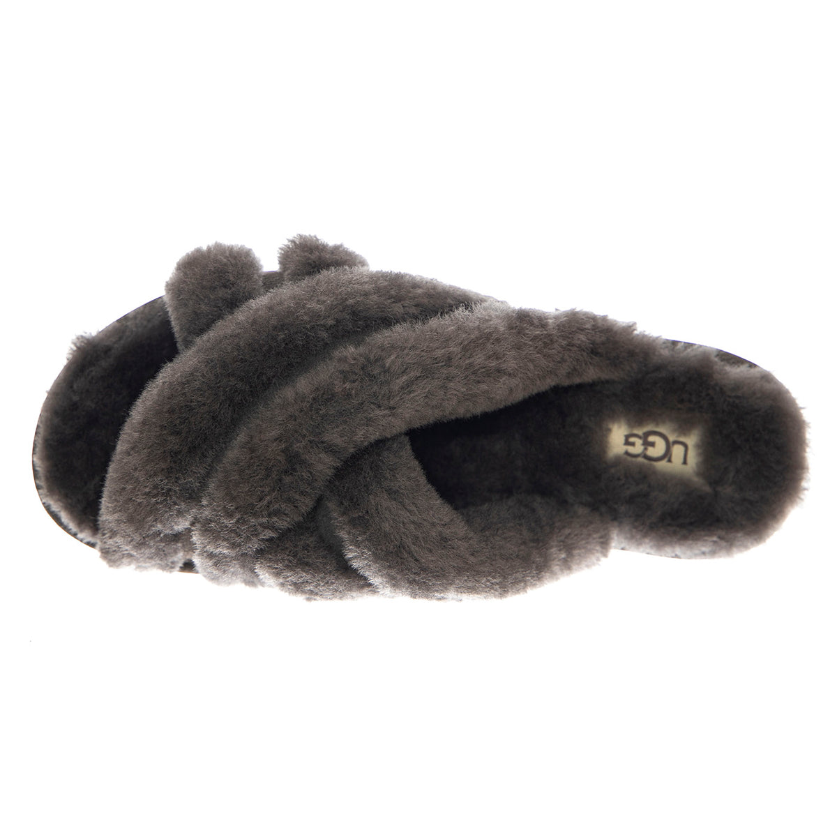 UGG W Scuffita Charcoal - Pantofole Donna in Pelle Scamosciata Grigia 1123572W CHR UGG 