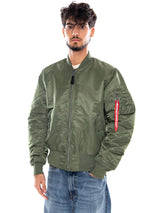 MA-1 HERITAGE BOMBER JACKET SAGE GREEN - Giacca Uomo Verde Uomo ALPHA INDUSTRIES