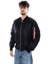 MA-1 HERITAGE BOMBER JACKET BLACK - Chaqueta Bomber Hombre Negra - ALPHA INDUSTRIES