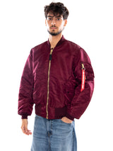 MA-1 HERITAGE BOMBER JACKET DARK CHERRY - Giacca Uomo Rosso Uomo ALPHA INDUSTRIES