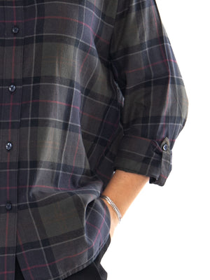 Barbour Elishaw Shirt Shadow Classic Tartan - Camicia Donna Scozzese 262MLSH1560 TN43 BARBOUR 