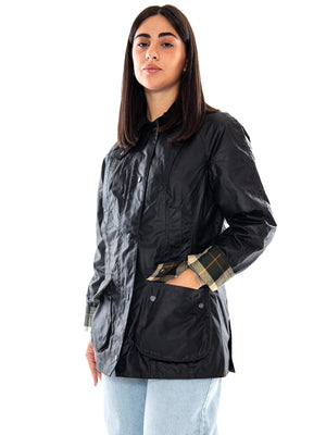 Barbour Beadnell Wax Jacket Sage - Giacca Donna Verde 262MLWX0667 SG91 BARBOUR 