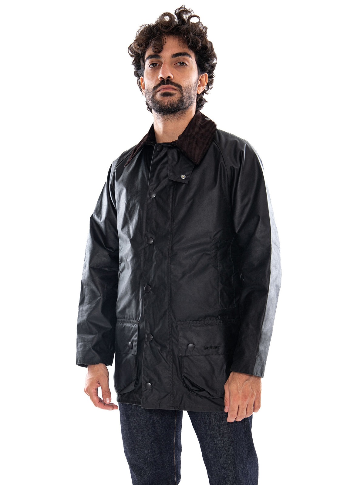Barbour Beaufort Wax Jacket Sage - Giacca Uomo Verde<BR/><BR/> 262MMWX0017 SG91 BARBOUR 
